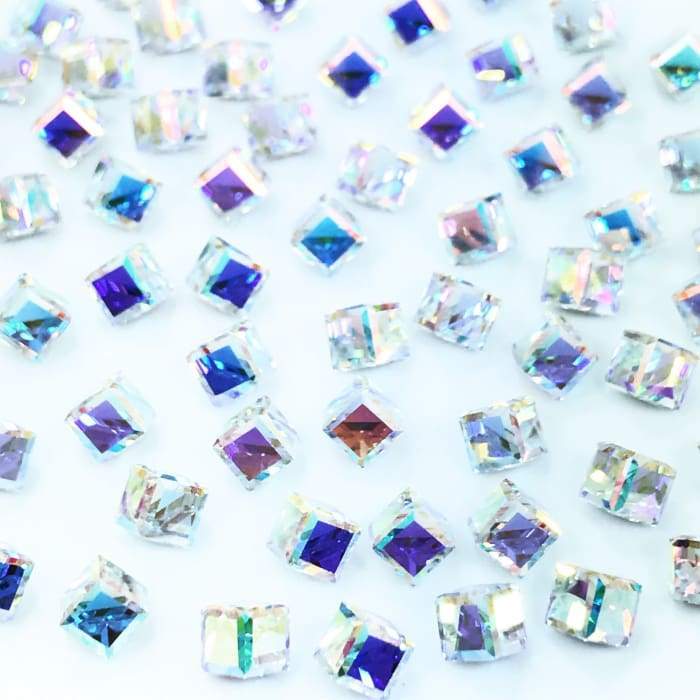 4841 Swarovski Cube Flat Back Collection - OceanNailSupply
