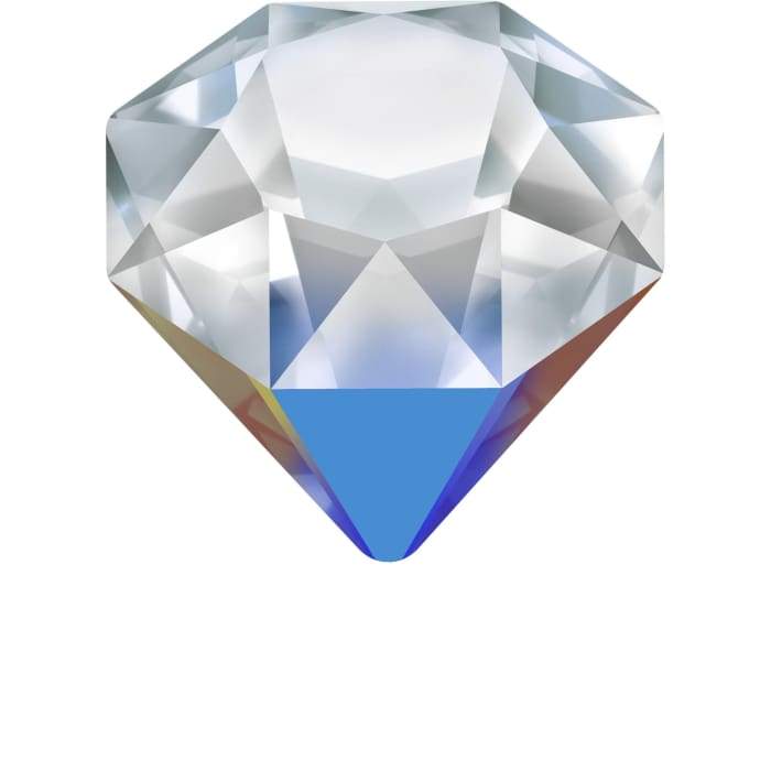 4928 Swarovski Tilted Chaton Bermuda Metallic Blue Z - OceanNailSupply