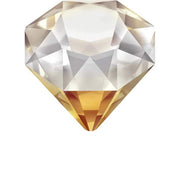 4928 Swarovski Tilted Chaton Copper Z - OceanNailSupply