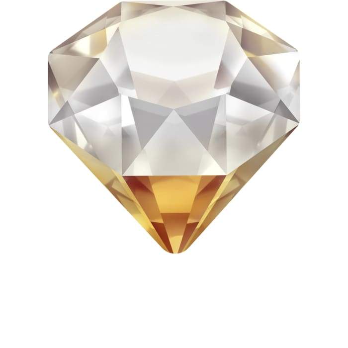 4928 Swarovski Tilted Chaton Copper Z - OceanNailSupply