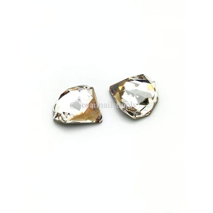 4928 Swarovski Tilted Chaton Copper Z - OceanNailSupply