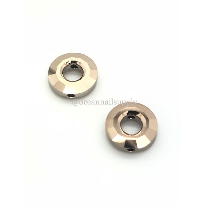 5139 Swarovski Ring Bead Rose Gold 2X ( C ) OceanNailSupply