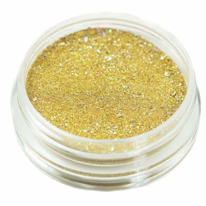 Acrylic Powder - Galaxy Gold Holo - OceanNailSupply