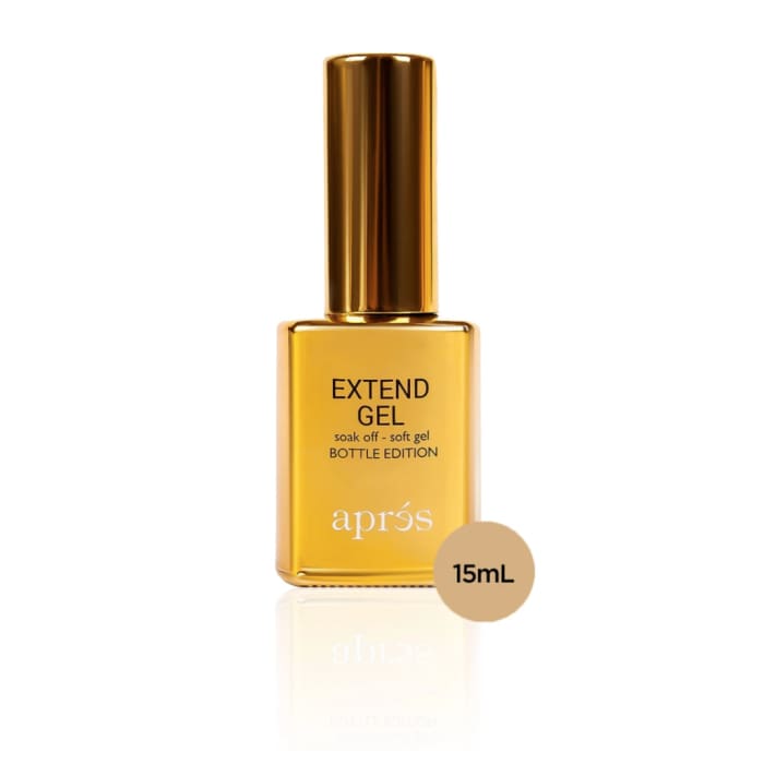 APRÉS EXTEND GEL GOLD BOTTLE EDITION 15ML - OceanNailSupply
