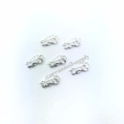Charms - A003 Silver nail shield - OceanNailSupply