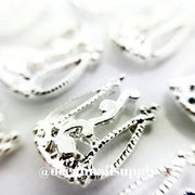 Charms - A005 Silver Nail Shield - OceanNailSupply