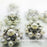 Charms - A011 Silver Flower with Crystal & Pearl - OceanNailSupply