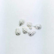 Charms - A019 Silver Avocado texture - OceanNailSupply