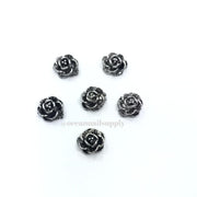 Charms - A020 Gunn Metal Rose - OceanNailSupply