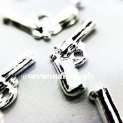 Charms - A021 Silver Gunn - OceanNailSupply