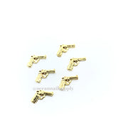 Charms - A022 Gold Gunn - OceanNailSupply
