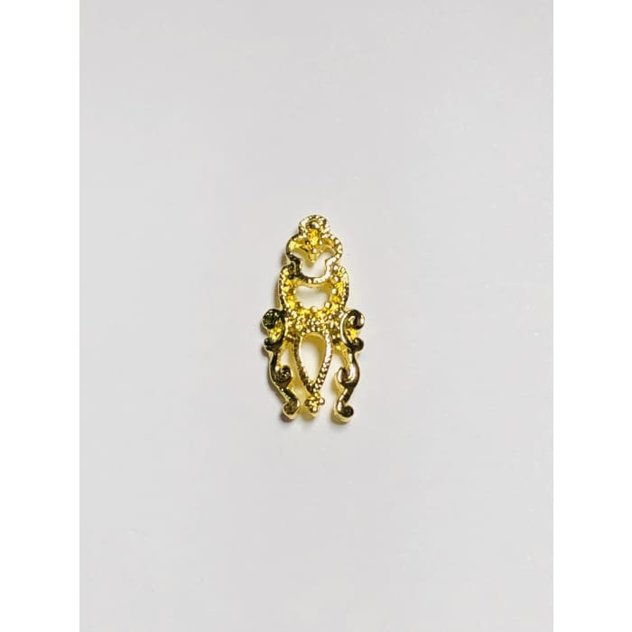 Charms - A313 Nail Shield Gold - OceanNailSupply