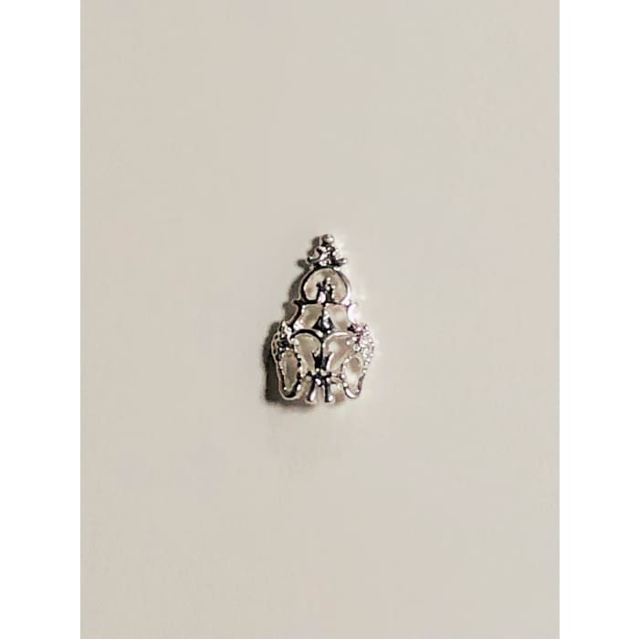 Charms - A316 Nail Shield Silver - OceanNailSupply