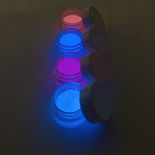 Colored Glow in the Dark Pigments - OceanNailSupply