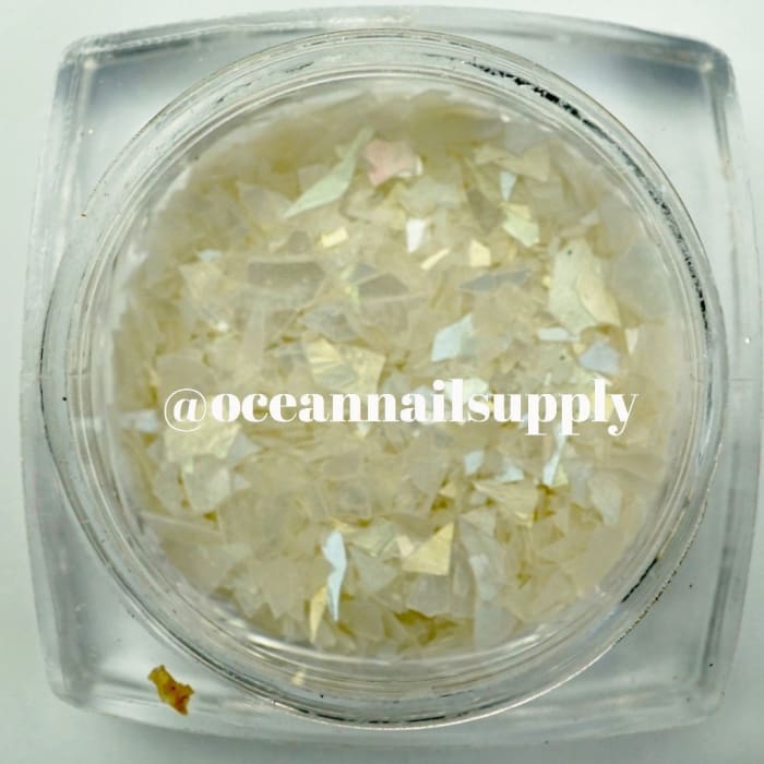 Crushed Opalescent Flakes - OceanNailSupply