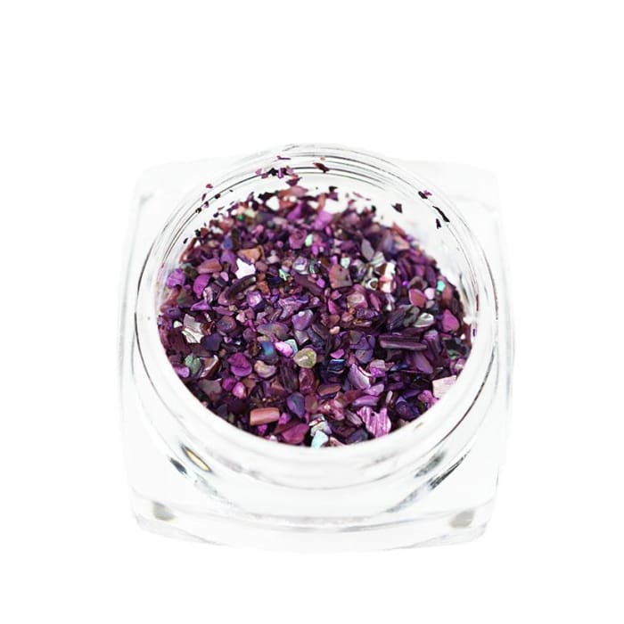 Crushed Opalescent Shell - OceanNailSupply