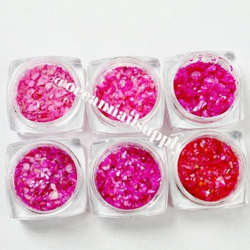 Crushed seashell collection 4 - OceanNailSupply