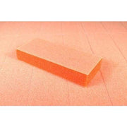 Dixon 2 Sided Slim Orange/White Acrylic Nail Buffer 80/100 Grit - OceanNailSupply
