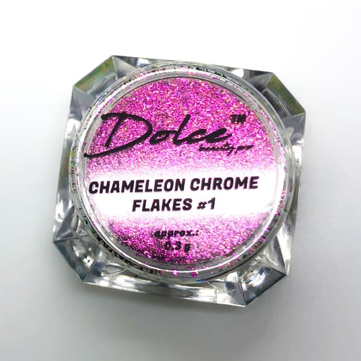 Dolce® Chameleon Chrome Flakes #01 - OceanNailSupply