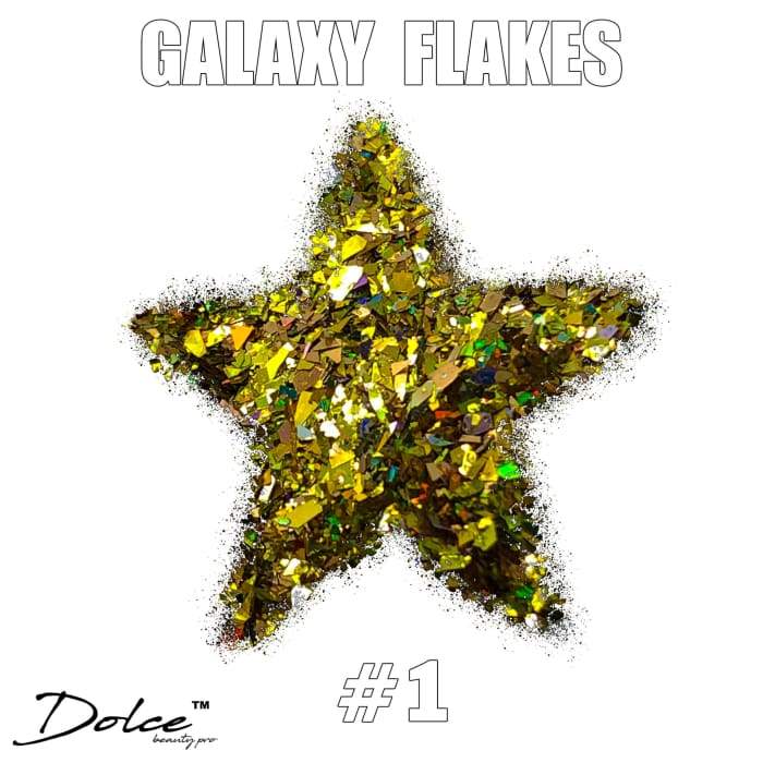 Dolce® Galaxy Flakes Glitter #1 - OceanNailSupply
