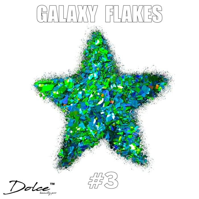 Dolce® Galaxy Flakes Glitter #3 - OceanNailSupply