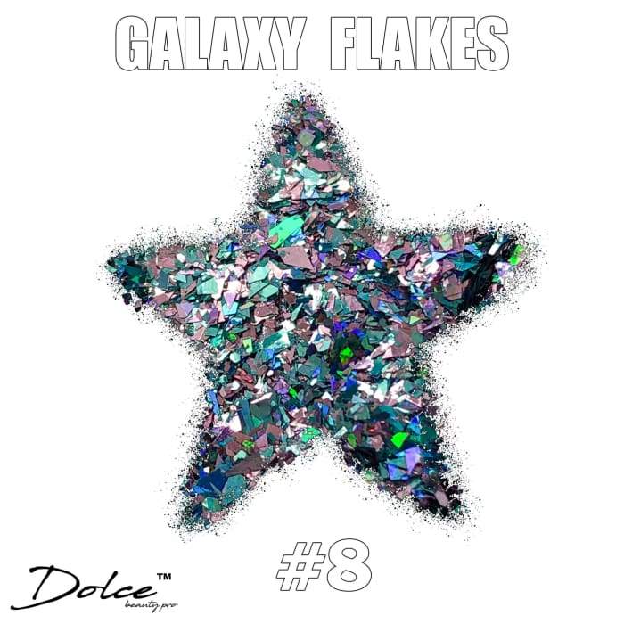 Dolce® Galaxy Flakes Glitter #8 - OceanNailSupply