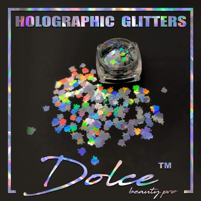 Dolce® Holographic Glitter - Apple 4mm - OceanNailSupply