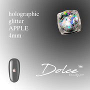 Dolce® Holographic Glitter - Apple 4mm - OceanNailSupply