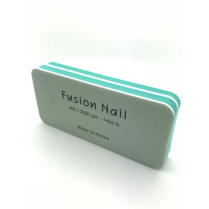Fusion Nail 2 Sided Shiny Buffer 400/ 3000 Grit - OceanNailSupply