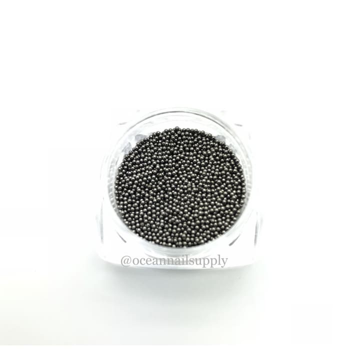 Gunmetal Metal Balls - OceanNailSupply