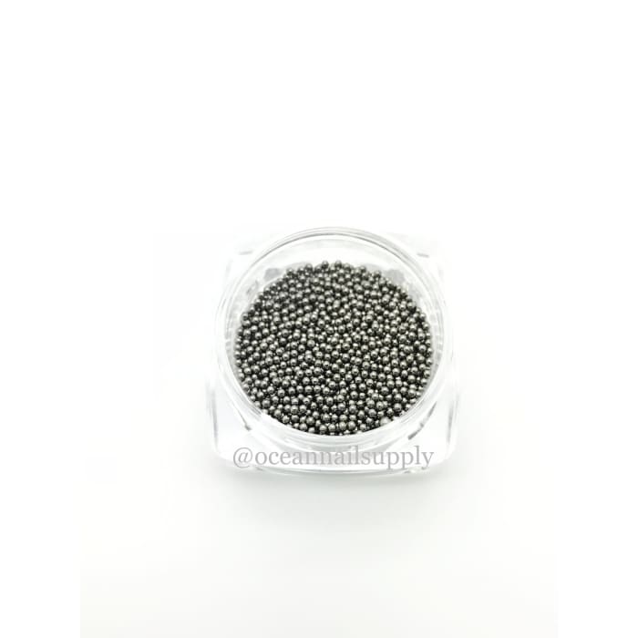 Gunmetal Metal Balls - OceanNailSupply