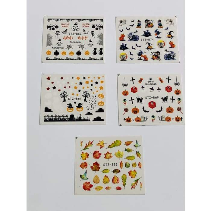 Halloween Water Decal Set - OceanNailSupply