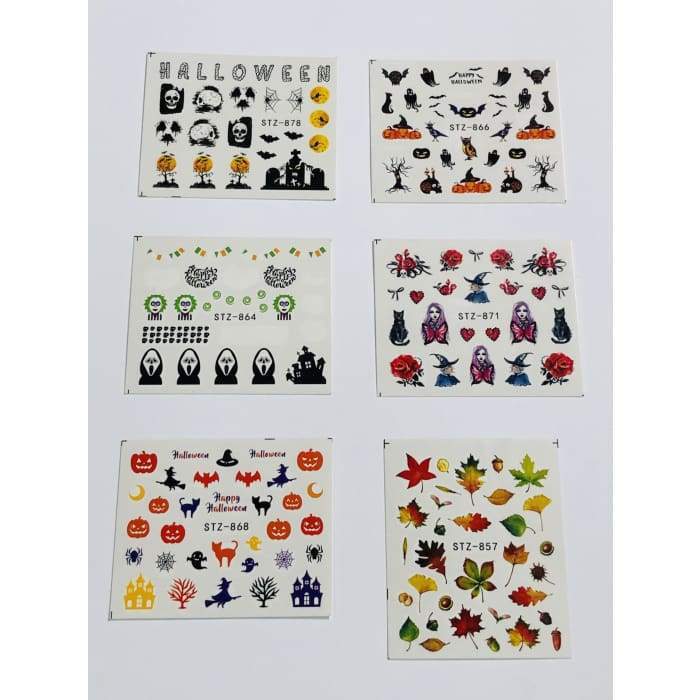Halloween Water Decal Set - OceanNailSupply
