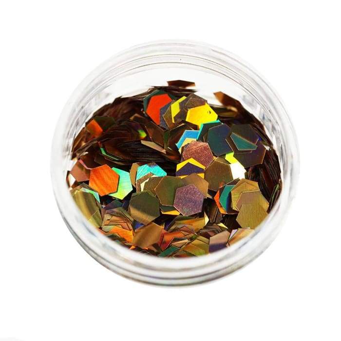 Holographic Glitter Gold 0.125 - OceanNailSupply