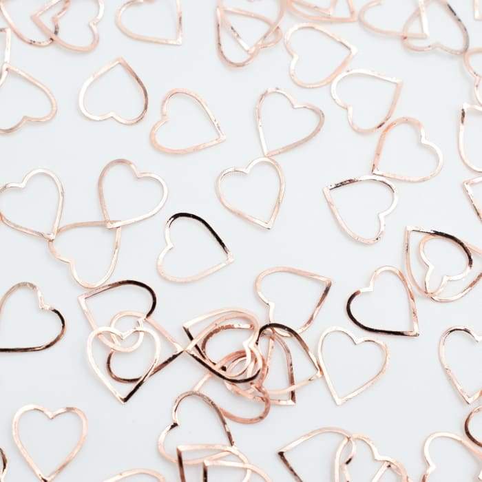 Japanese Decoration - Rose Gold Heart Frame - OceanNailSupply
