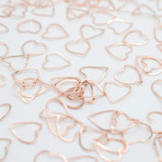 Japanese Decoration - Rose Gold Heart Frame - OceanNailSupply
