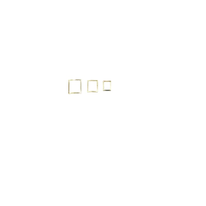 Japanese Frame Rectangle [GOLD] - OceanNailSupply