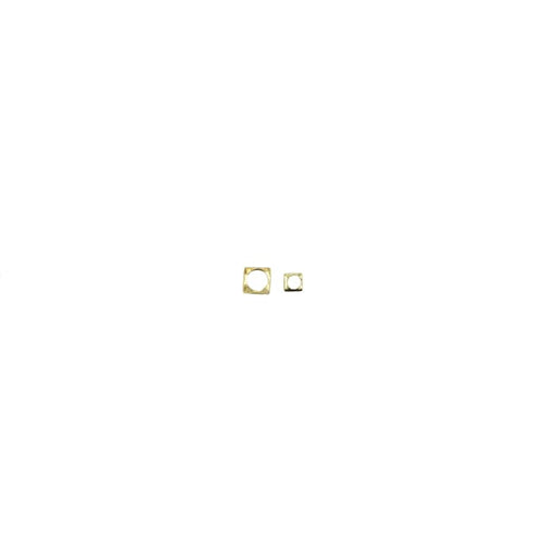 Japanese Frame Square with Hole [GOLD] - OceanNailSupply