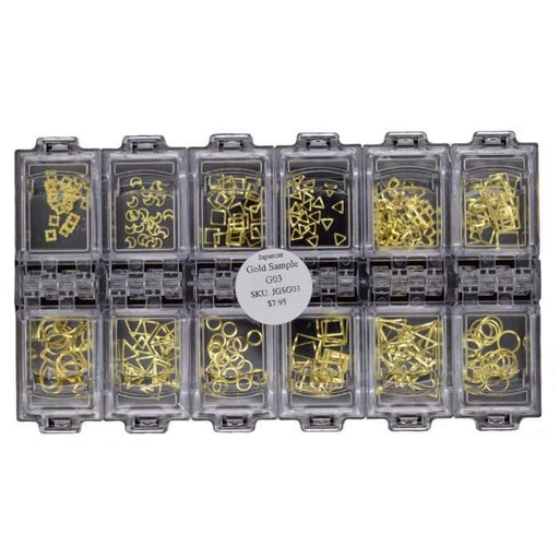 Japanese Gold Sampler G03 - OceanNailSupply