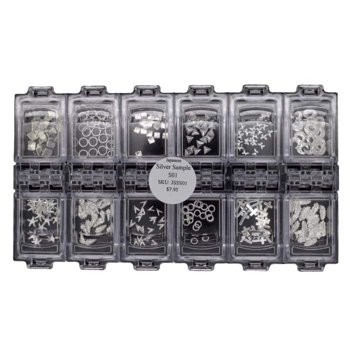 Japanese Silver Sampler S01 - OceanNailSupply