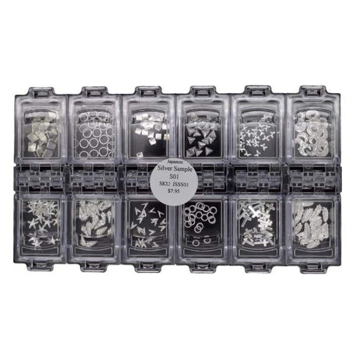 Japanese Silver Sampler S01 - OceanNailSupply