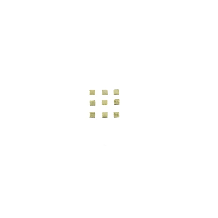 Japanese Stud Square Flat [GOLD] - OceanNailSupply