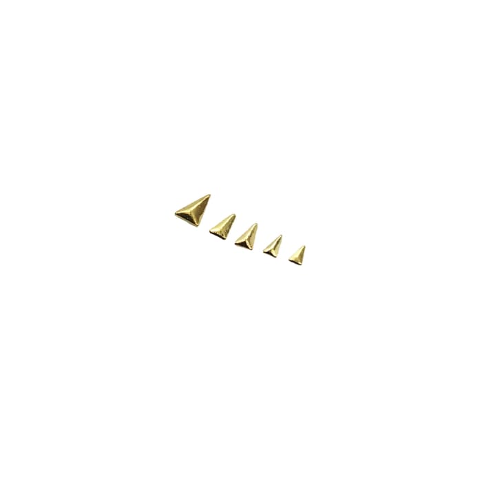 Japanese Studs Arrowhead [GOLD] - OceanNailSupply