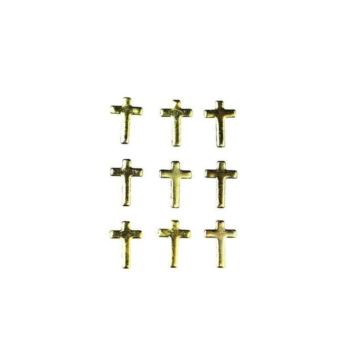 Japanese Studs Cross [GOLD] - OceanNailSupply