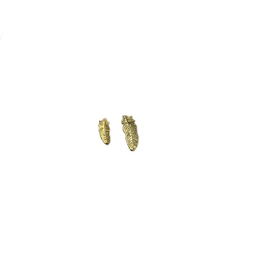 Japanese Studs Feather [GOLD] - OceanNailSupply