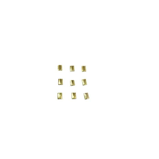 Japanese Studs Half Cylinder [GOLD] - OceanNailSupply