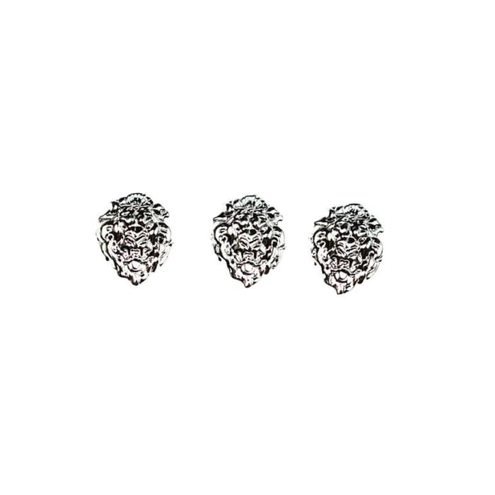 Japanese Studs Lion [SILVER] - OceanNailSupply
