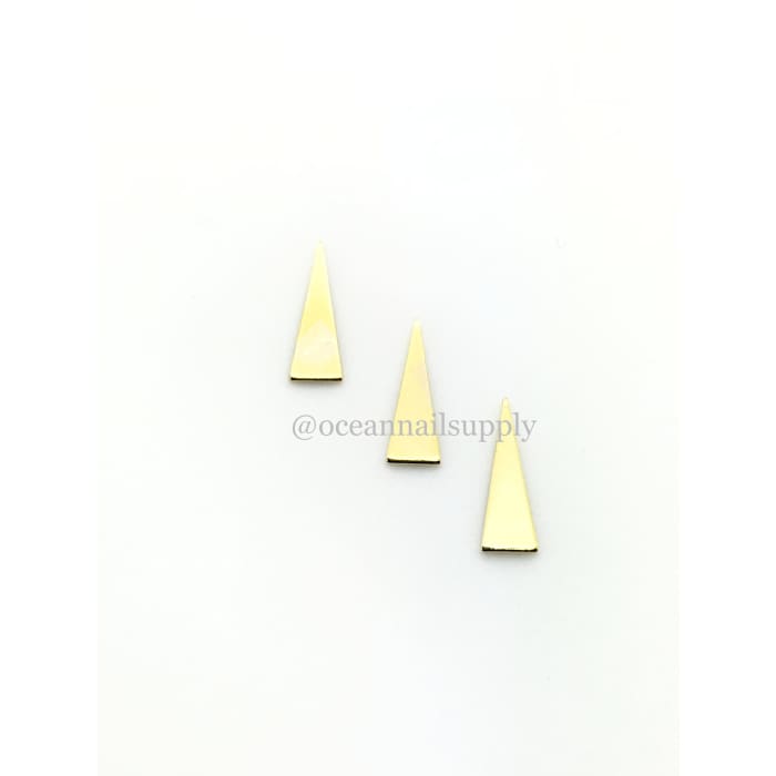 Japanese Studs - Long Flat Triangle - OceanNailSupply