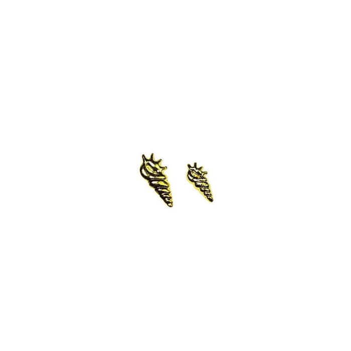 Japanese Studs Long Shell [GOLD] - OceanNailSupply