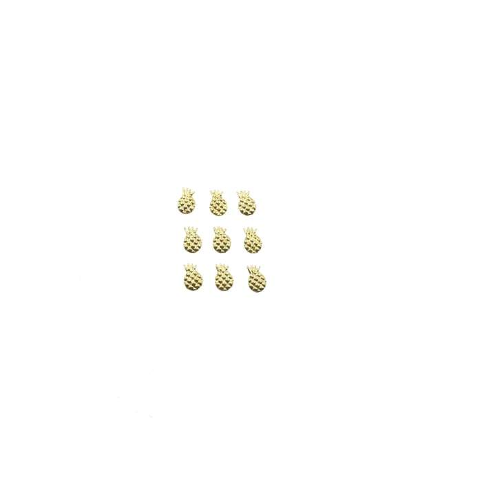 Japanese Studs Pineapple [GOLD] - OceanNailSupply